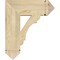 Ekena Millwork Olympic Arts & Crafts Rough Sawn Bracket, Douglas Fir, 6"W x 20"D x 24"H BKT06X20X24OLY03RDF - alternate 4
